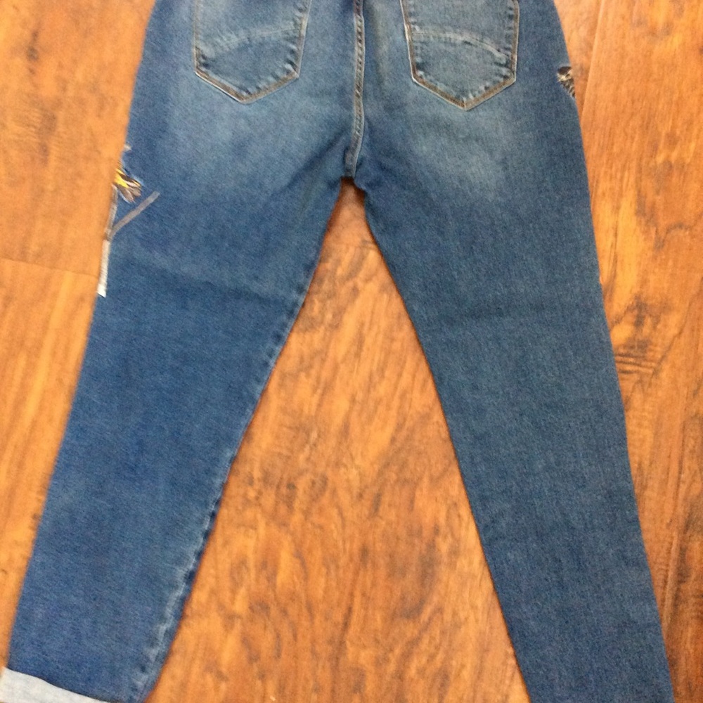 Driftwood Jackie Embroidered Jeans sz 32 - Picture 6 of 10